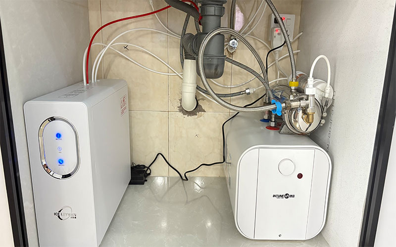 美健源分店超滤一体净水器安装