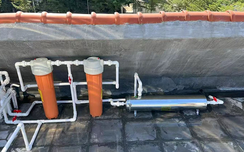 惠州秋长中央过滤净水器安装(图2)